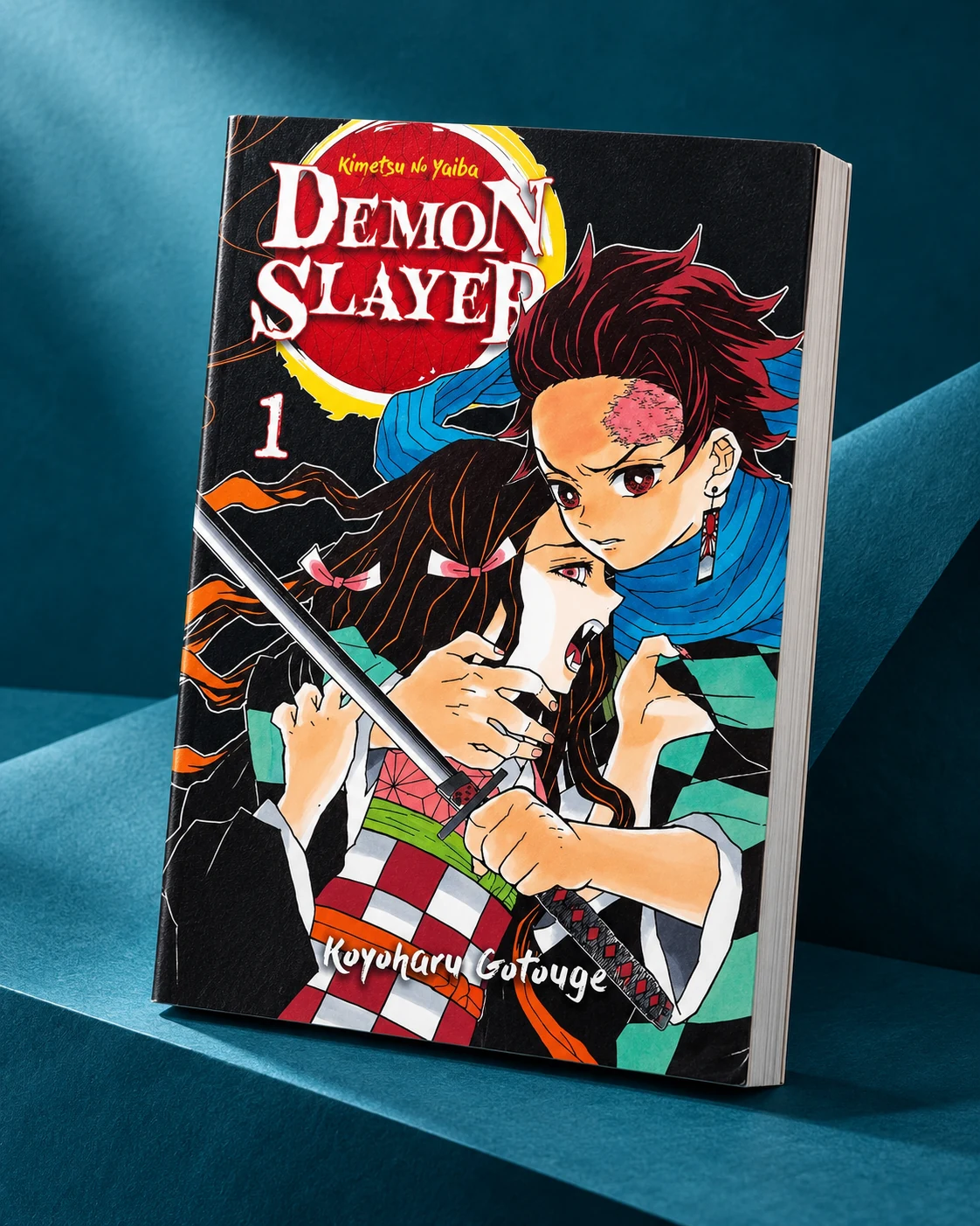 Demon Slayer, volume 1, em cena escura